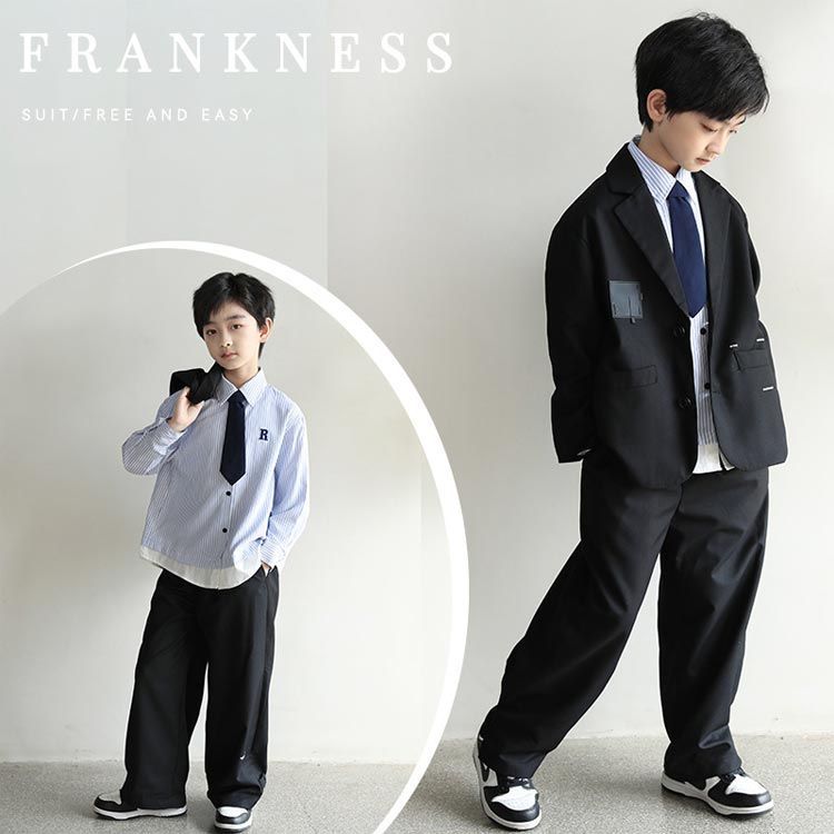 【美品】フォーマルスーツ　男の子　160B ゆったりめ 楽天市場】WEB限 卒業式 スーツ 男の子 170cm 小学生 大きい