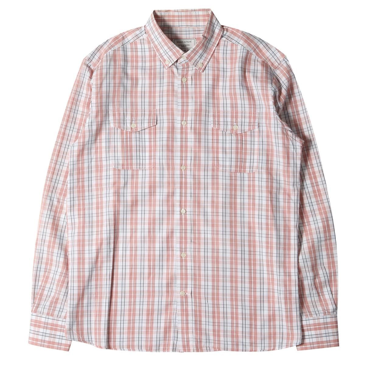 MAISON KITSUNE メゾンキツネ シャツ サイズ:40 チェック 柄 コットン 
