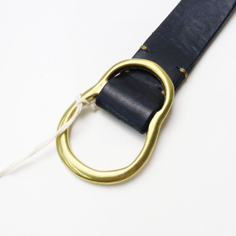 パラスパレス pal'las palace レザーナローベルト/ネイビー 細ベルト