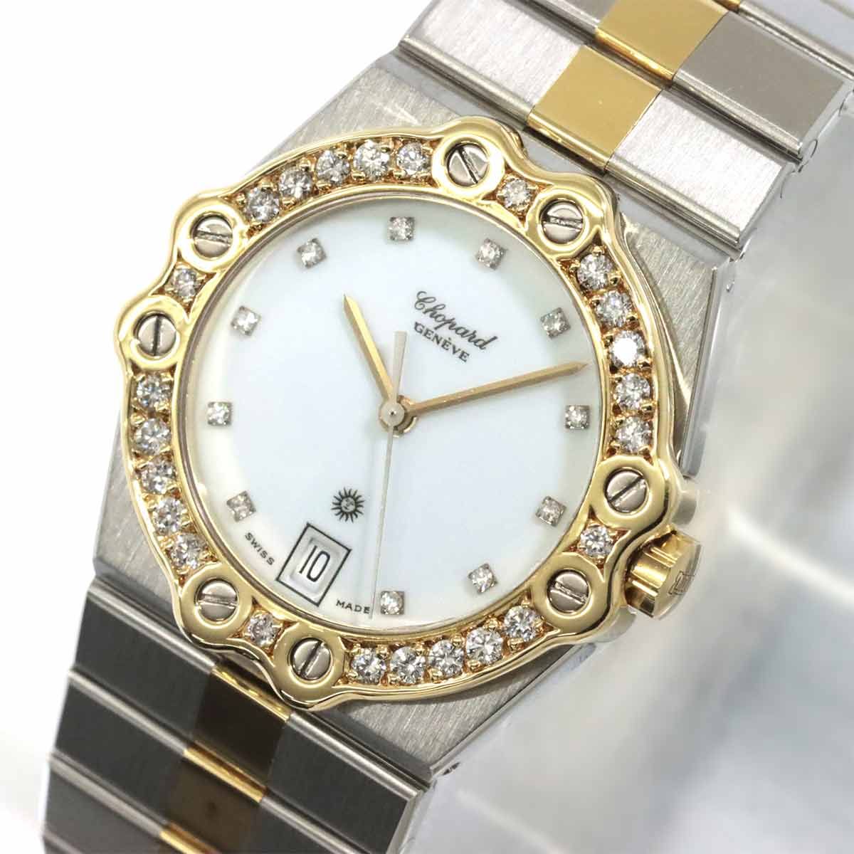 Langkawiさん専用ショパールサンモリッツ　8023　K18YG/SSコンビ Langkawiサンセンヨウショパールサンモリッツ 8023 K18YG