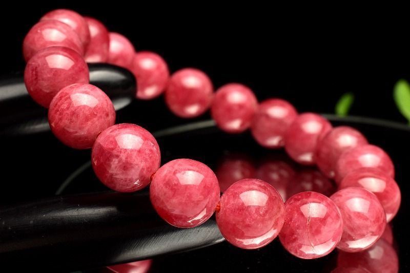 １点物 ジューシーピンクカラー ロードナイト 10mm ブレスレット パワーストーン 天然石 _MA8280