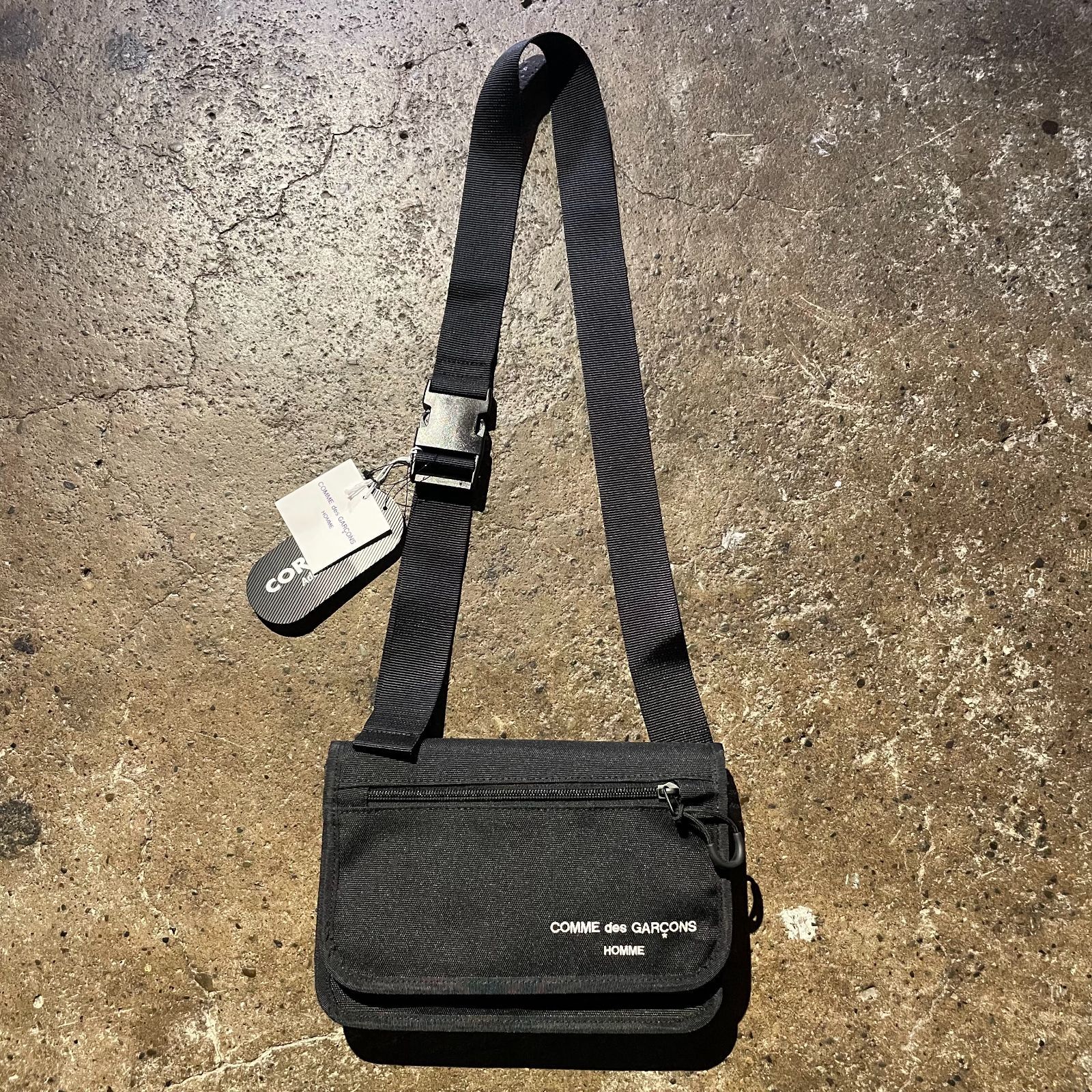 COMME des GARCONS HOMME 2024AW コーデュラナイロン ショルダーバッグ 