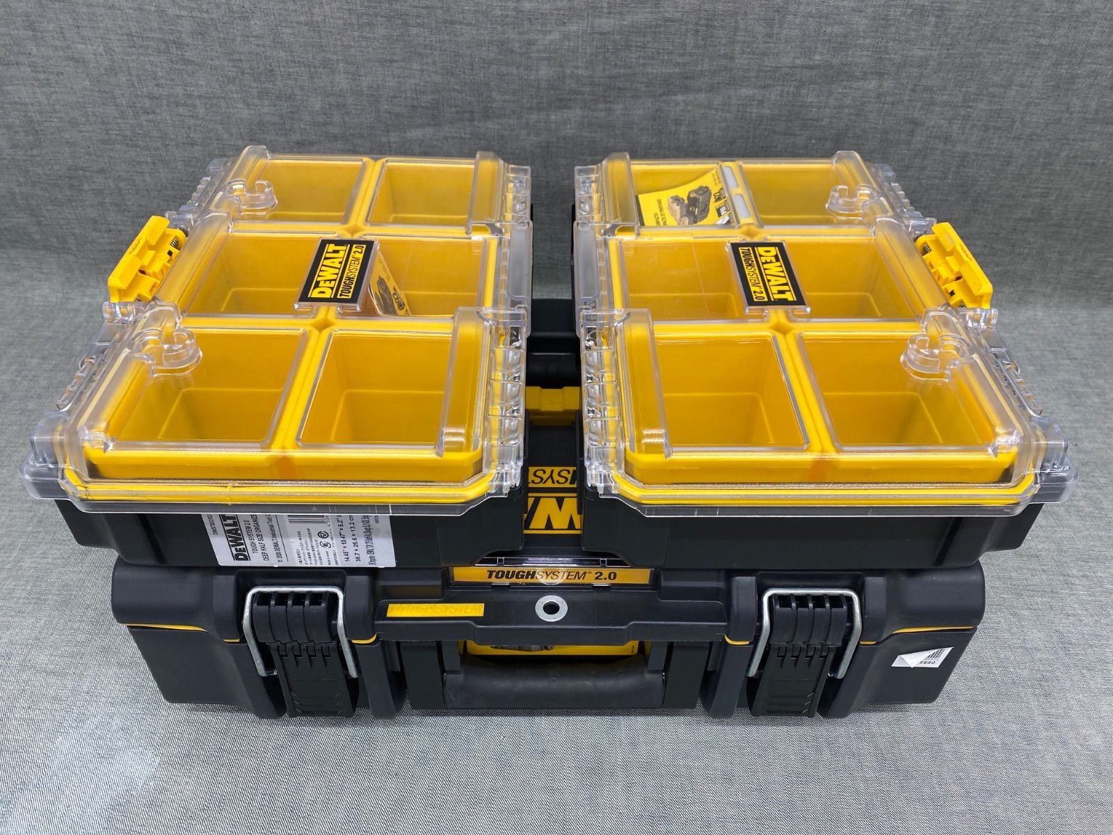 AU AY25101459 DeWalt タフシステム オーガナイザーｘ２-Ｓサイズボックスセット