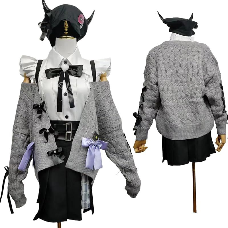 在庫 COSSA 常闇.トワ コスプレ 衣装 帽子 ウイッグ 付き バーチャル とこやみ とわ Tokoyami Towa 地雷系 私服 ハロウィン とこやみとわ L