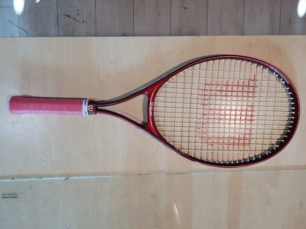 ウィルソン Wilson jr advantage 95 テニスラケット 若者 赤