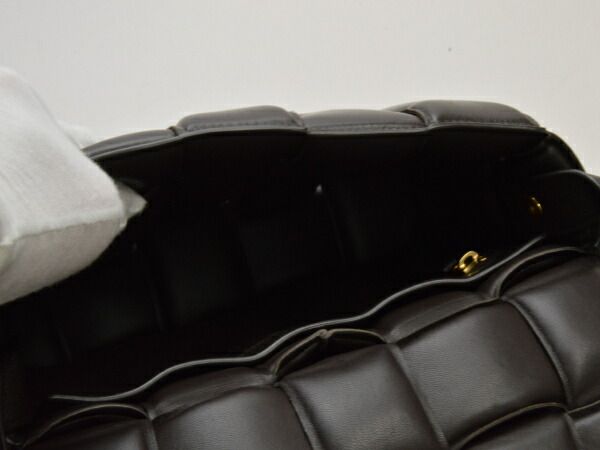 ボッテガヴェネタ BOTTEGA VENETA バッグ マキシイントレチャート 591970 パデットカセット こげ茶 レディース su_p e_u F-YA715 ボッテガヴェネタ BOTTEGA VENETA バッグ マキシイントレチャート