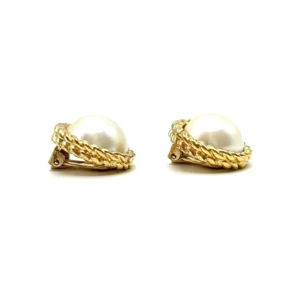 極美品】☆ Christian Dior クリスチャン ディオール イヤリング 