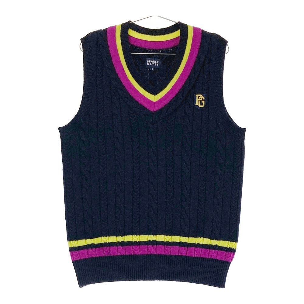 PEARLY GATES パーリーゲイツ　Vネックニットベスト　サイズ6 サイズ：6 PEARLY GATES パーリーゲイツ Vネックニットベスト