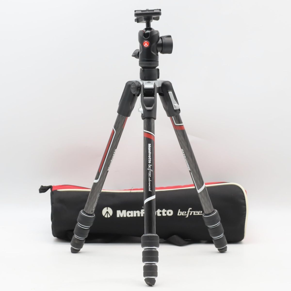 マンフロット Manfrotto befreeアドバンス カーボン4段 T三脚キット ブラック MKBFRTC4-BH