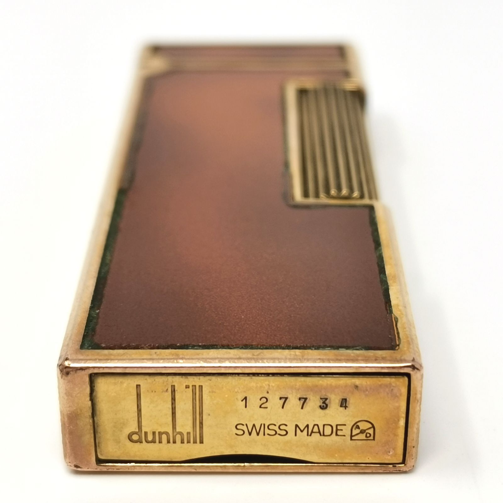 dunhill ダンヒル ローラー式 ガスライター ワインレッド 漆