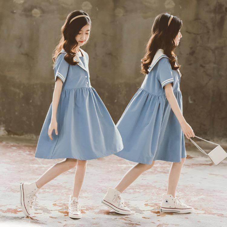 バーバリー ベビー キッズ チルドレン ワンピース セーラー 襟 10Y