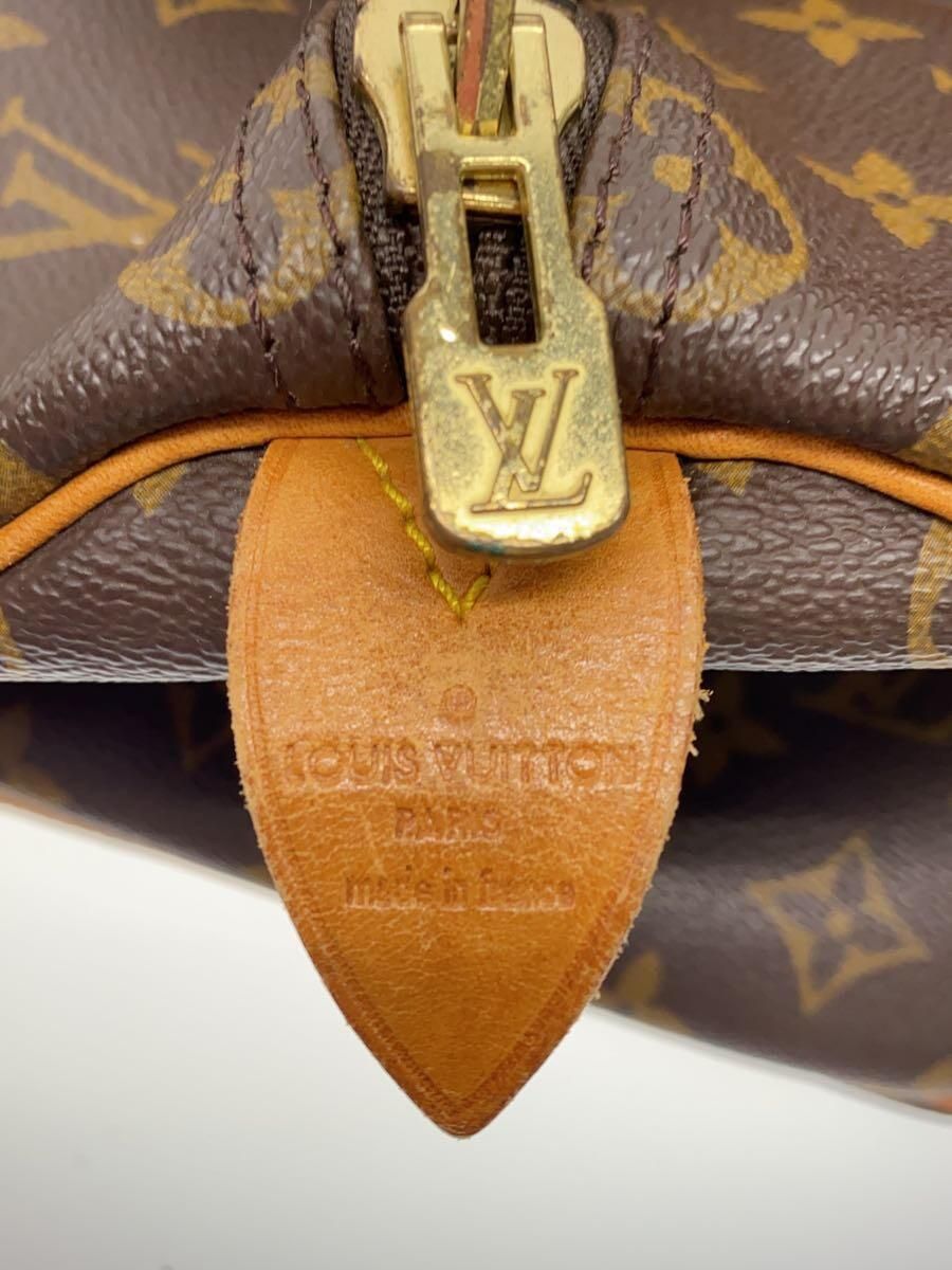 LOUIS VUITTON キーポル50_モノグラム・キャンバス_BRW PVC ブラウン 総柄 持ち手変色 角スレ - メルカリ