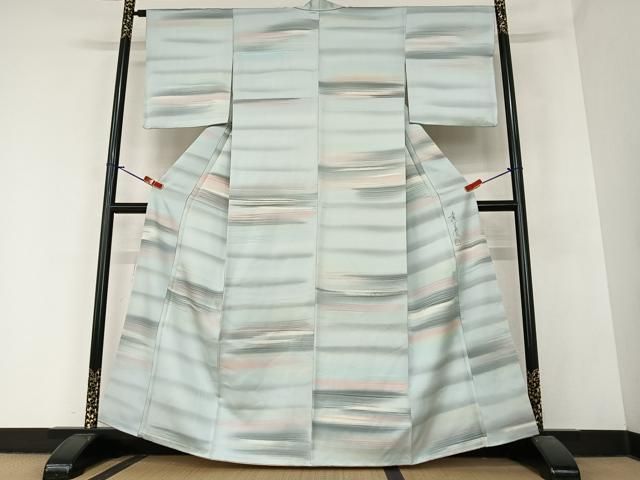 小紋 斉藤三才 紋意匠 魅惑の色 染色工芸 作家 グラデーション 反物 正絹 Yahoo!オークション -「斉藤三才」の落札相場・落札価格