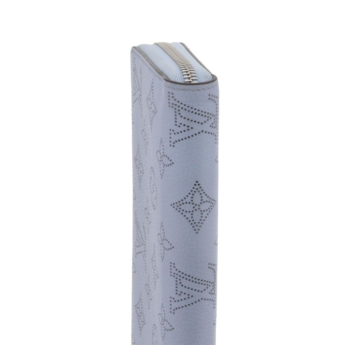 た*か様 中古美品 ルイヴィトン マヒナ ジッピー 中古】 LOUIS VUITTON （ルイヴィトン） ﾏﾋﾅ ｼﾞｯﾋﾟｰ・ｳｫﾚｯﾄ ﾌﾞﾙｰ