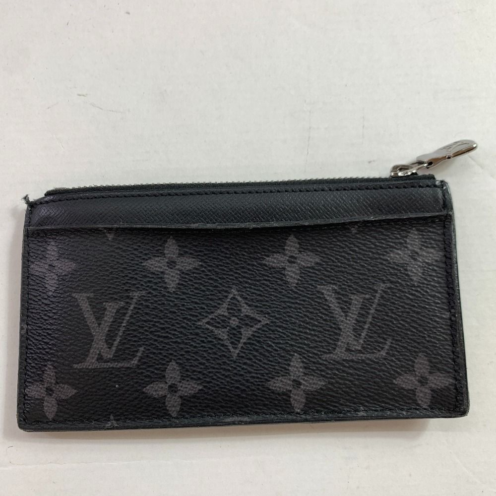04w5070▽ LOUIS VUITTON ルイ ヴィトン コインカード ホルダー M69533 コインケース 小銭入れ モノグラム エクリプス ブラック グレー メンズ 八王子店