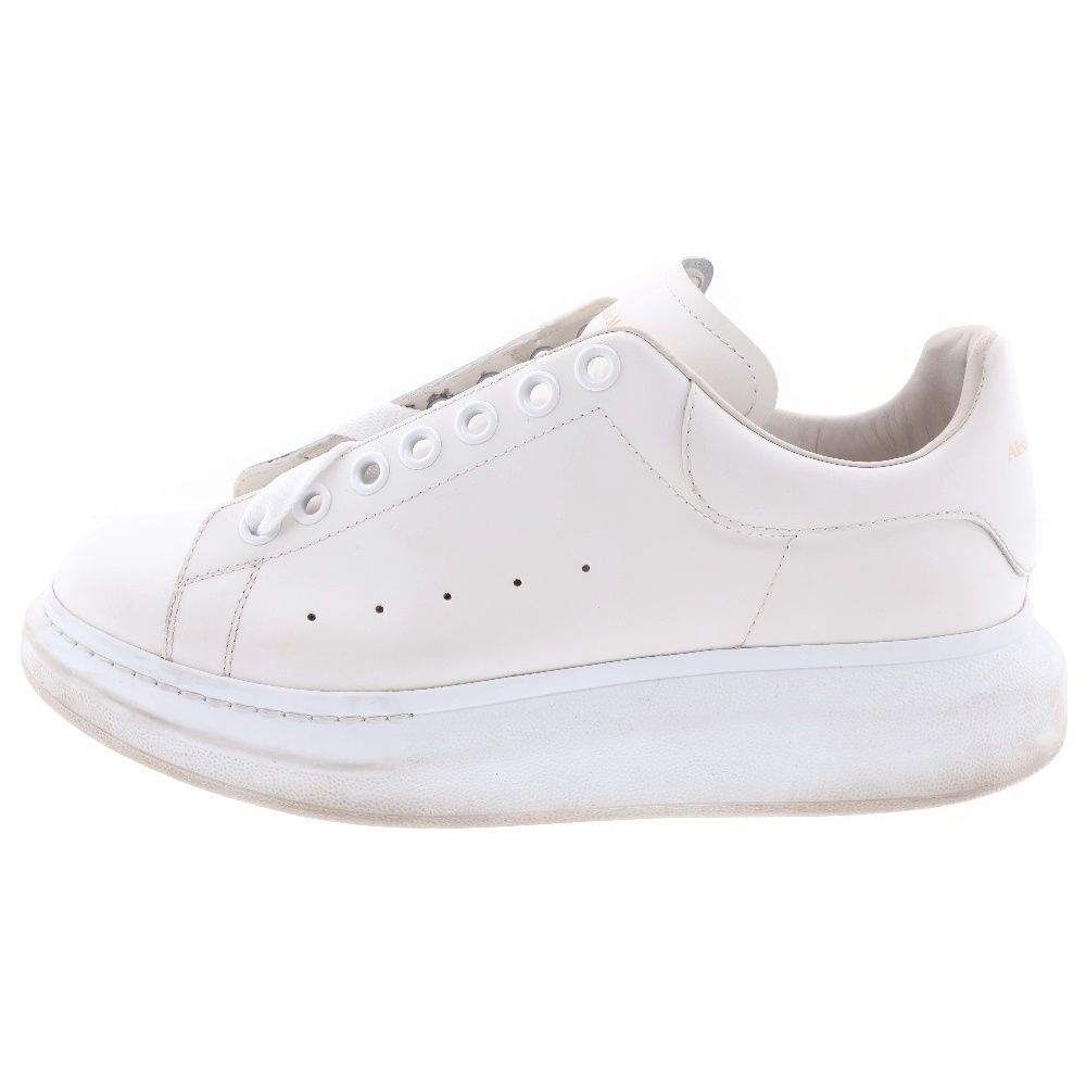 Alexander McQueen (アレキサンダーマックイーン) オーバーサイズド ローカット レザースニーカー ホワイト 553680WHGP5