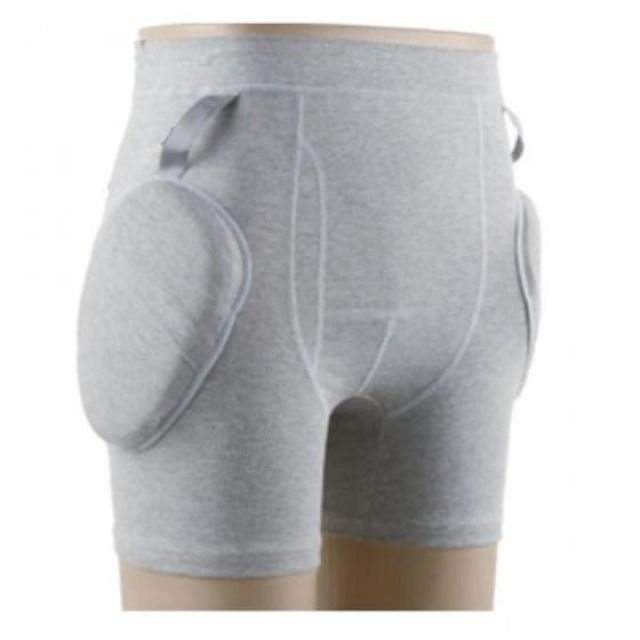 日本エンゼル ラ クッションパンツ2 紳士用 グレー M 3905 男性用 クッション付 パンツ 転倒 大腿骨 保護 骨折リスク軽減 ループ付き