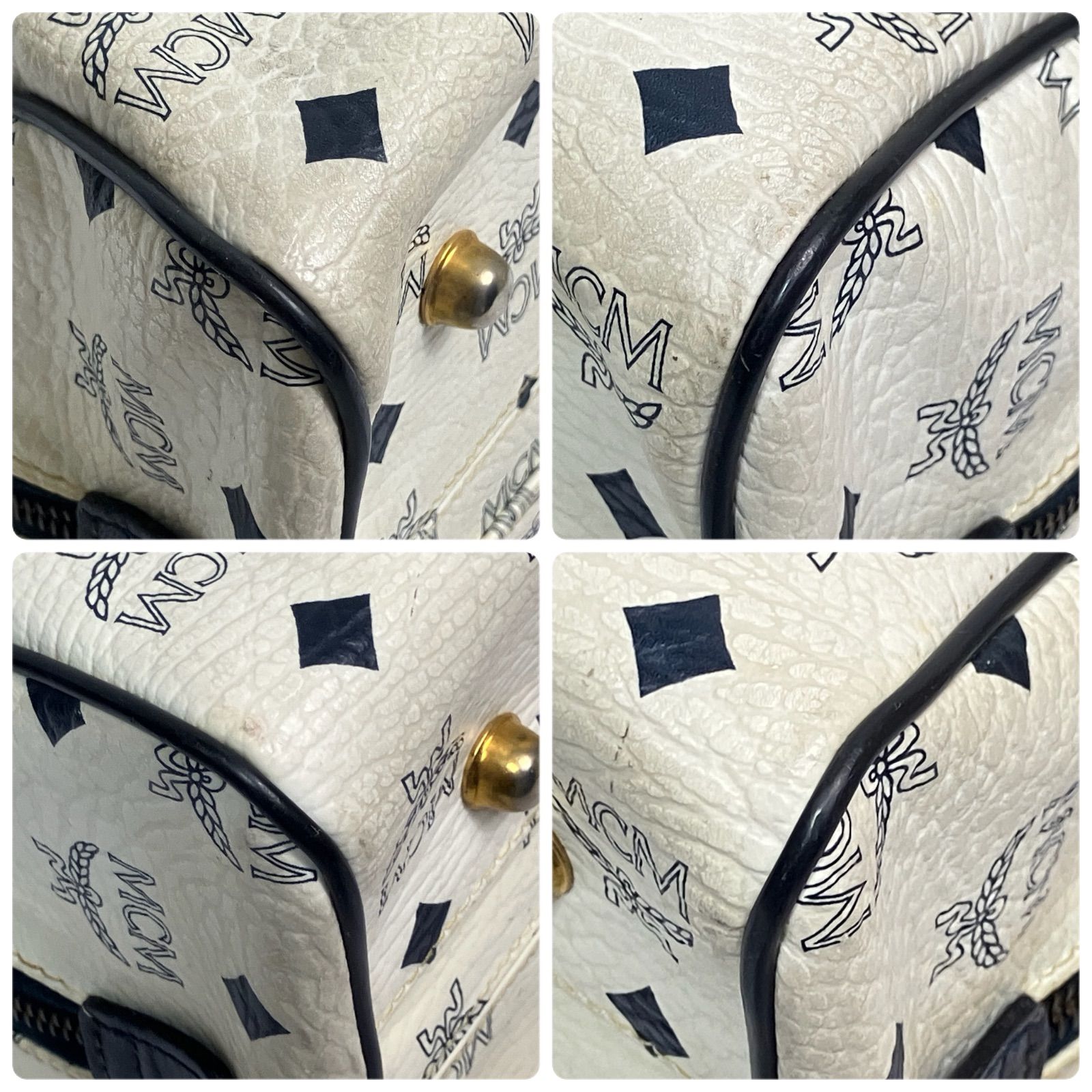 美品】MCM エムシーエム ミニボストン ボストンバッグ 旅行バッグ