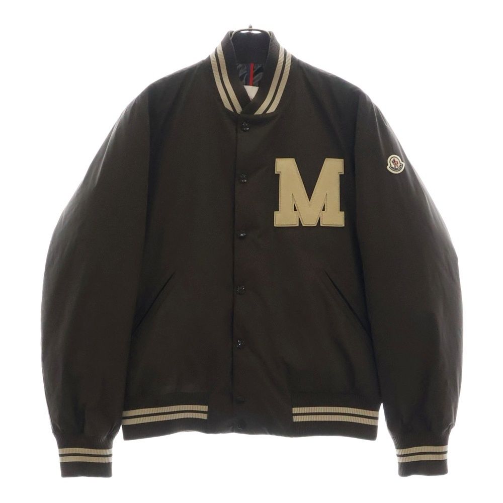 MONCLER モンクレール 24AW LATELTIN GIUBBOTTO ロゴワッペン ボンバージャケット ダウンジャケット ブラウン J20911A00073