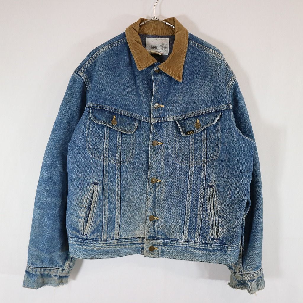 80s USA製 Lee 濃紺 ヴィンテージ デニムジャケット 44 L XL 80s USA製 Lee 濃紺 ヴィンテージ デニムジャケット 44 L XL - メルカリ