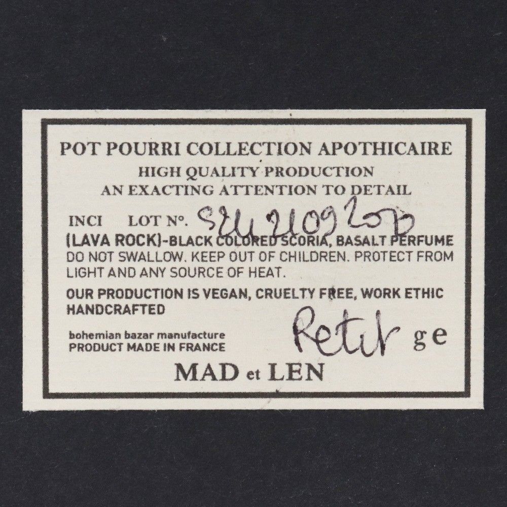 MAD ET LEN ポットポプリ ラバロック FIGUE NOIRE プチサイズ SKLAD-KIRPICHA_RU