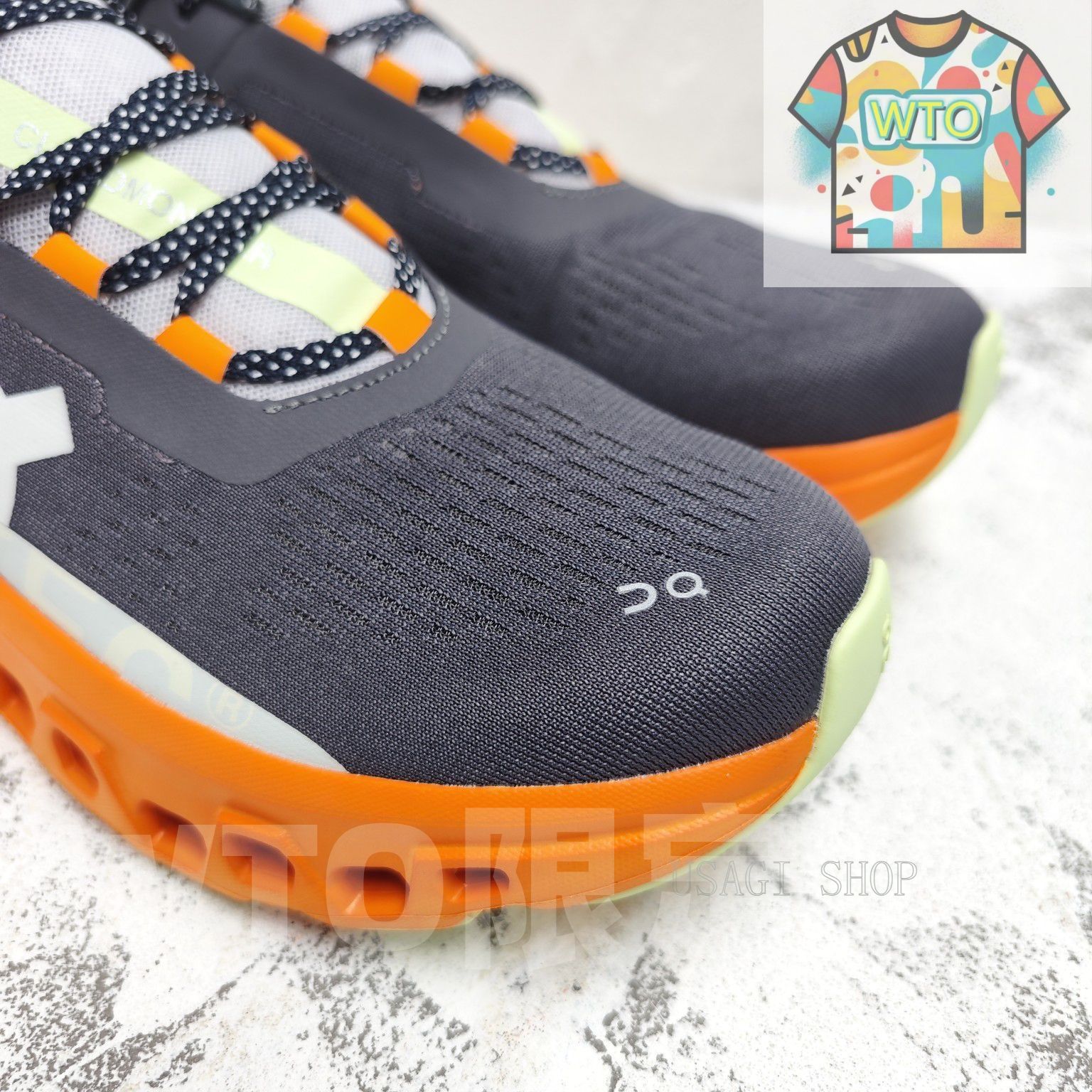 On Cloudmonster スニーカー グレー/オレンジ Men's Cloudmonster Hyper | Grey & Orange | On United States