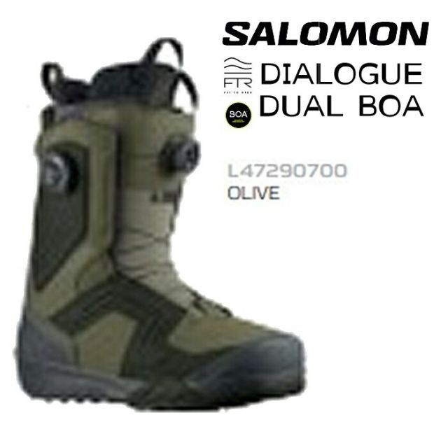 SALOMON ダイアログ28cm スノーボードブーツ 種類17：OLIVE/28cm サロモン スノーボード ブーツ メンズ