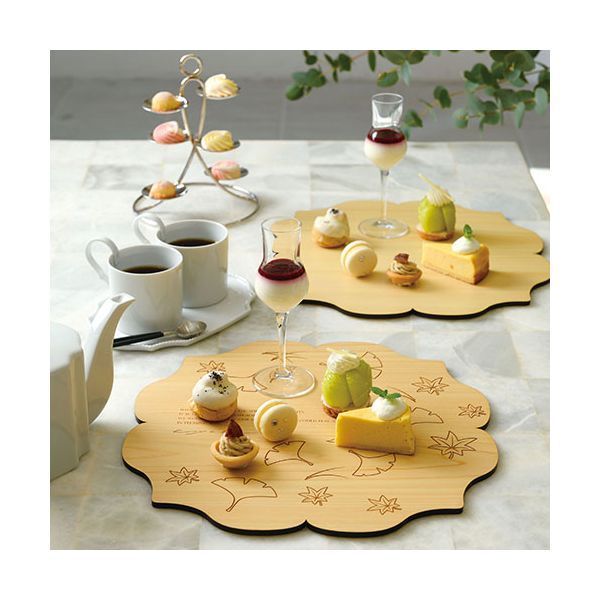 【激安セール！】 ヤマコー 用美 業務用 型抜き料理トレー 秋 yamaco38202