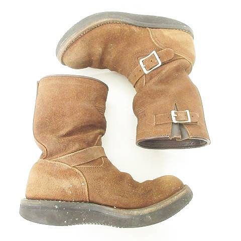 ヴィバーグベージュ スエード ジップSize9