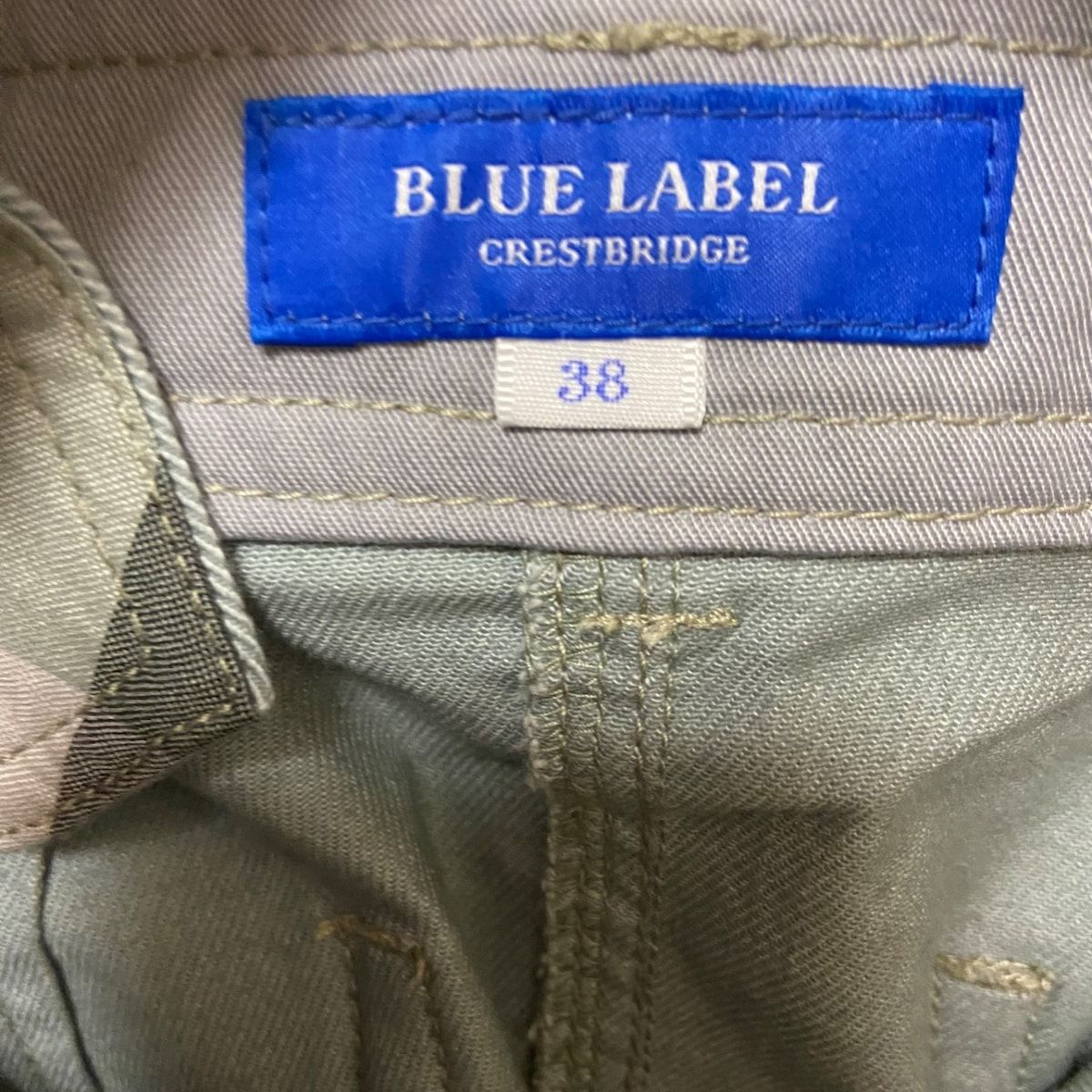 BLUE LABEL CRESTBRIDGE(ブルーレーベルクレストブリッジ) ワンピース サイズ38 M レディース - ライトブルー ノースリーブ/ロング/デニム  - メルカリ