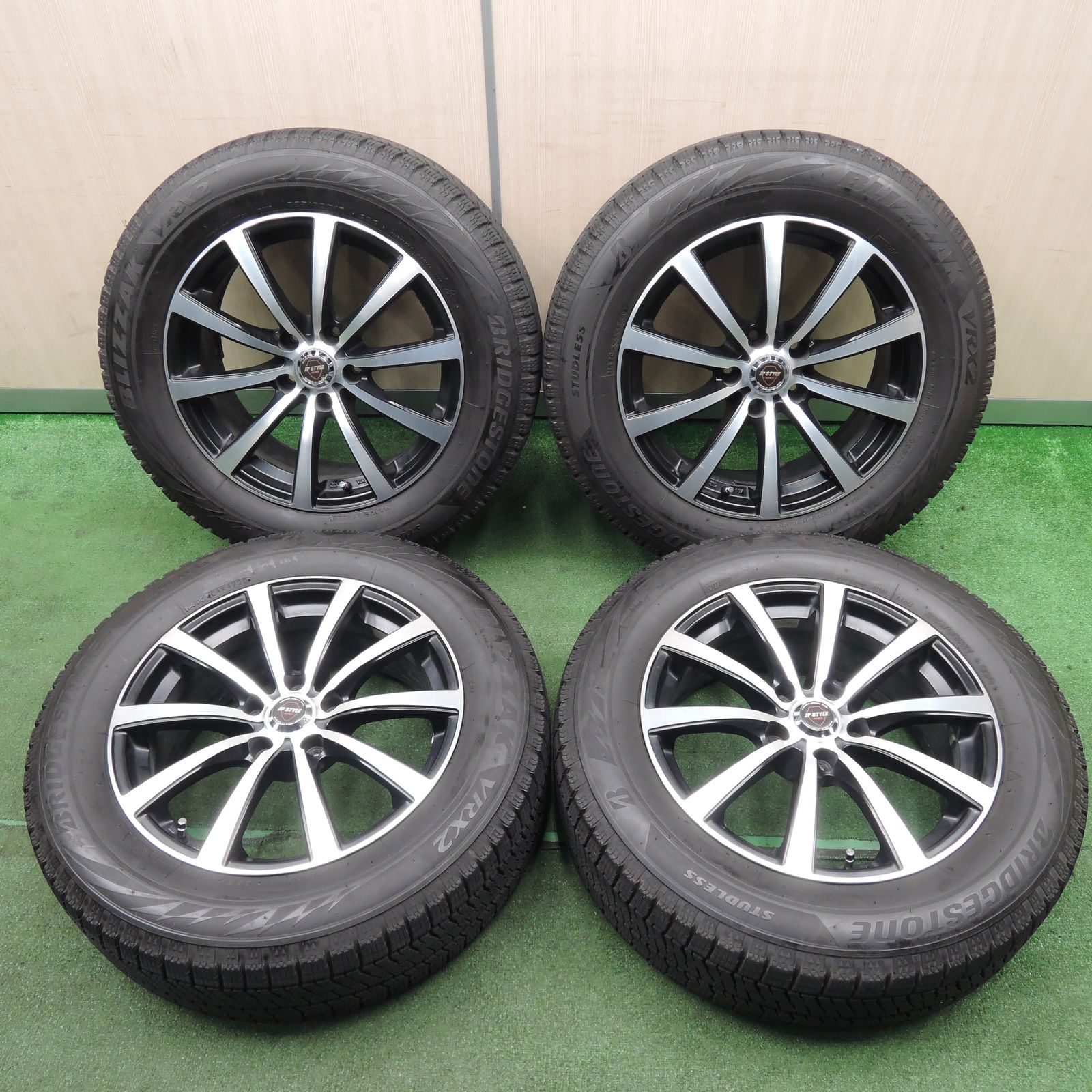送料無料*バリ溝！20年！キレイ！9.5分☆スタッドレス 225/60R17 