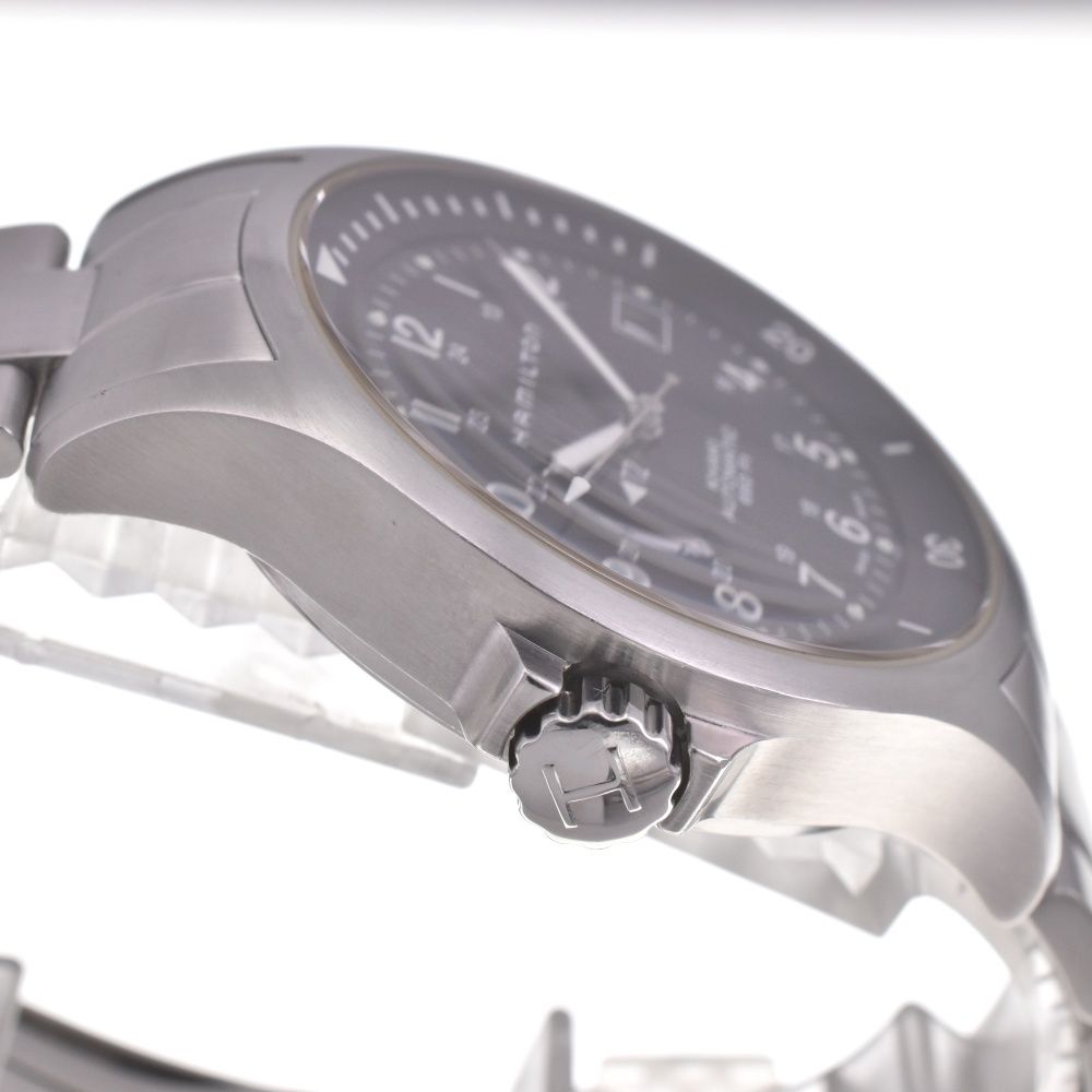 ハミルトン HAMILTON H776151 カーキ ネイビー GMT デイト 自動