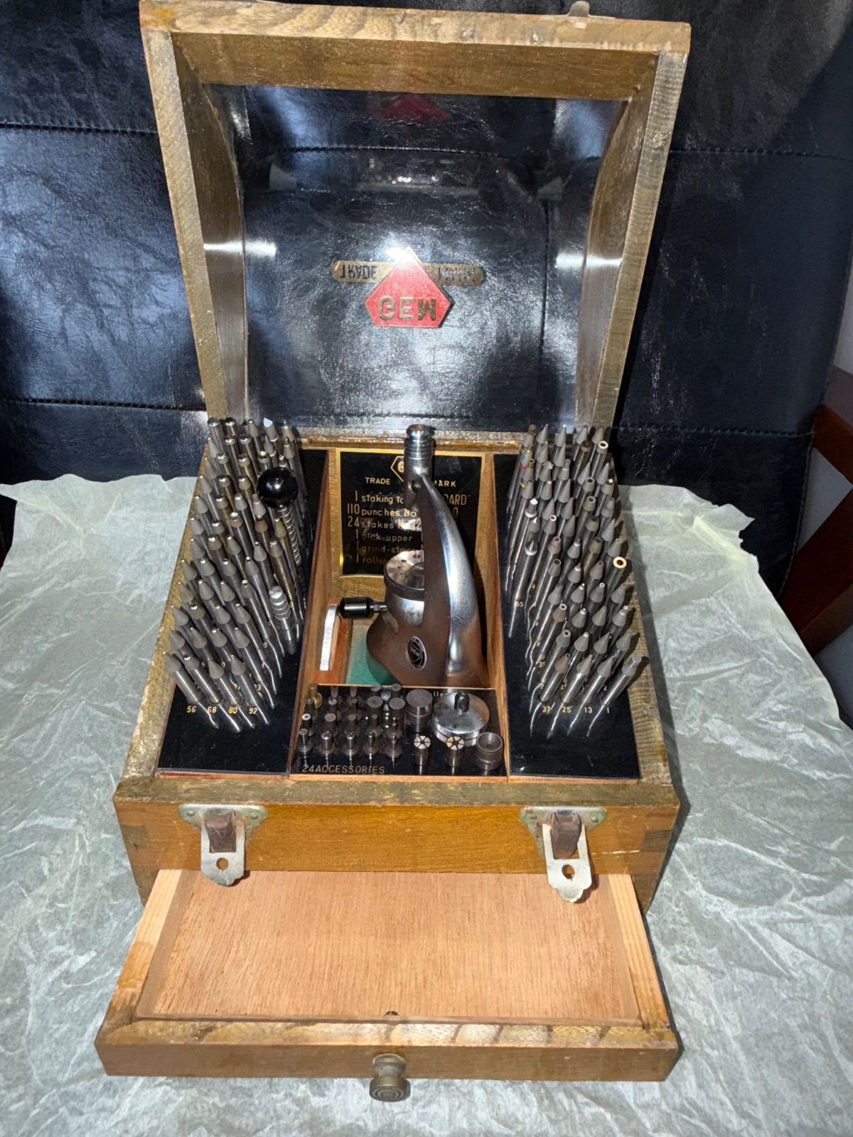 時計修理用 GEM スタッキングツール タガネセット