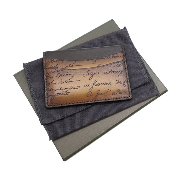 ベルルッティ カードケース バンブー ネオ スクリットレザーカード