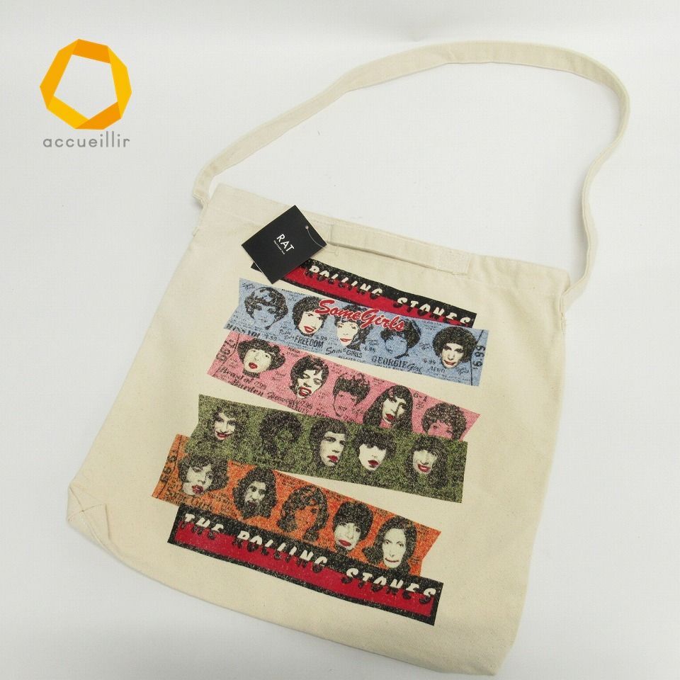 The Rolling Stones トートバッグ 2way ショルダー バッグ ザ・ローリング・ストーンズ THE ROLLING STONES ショルダー