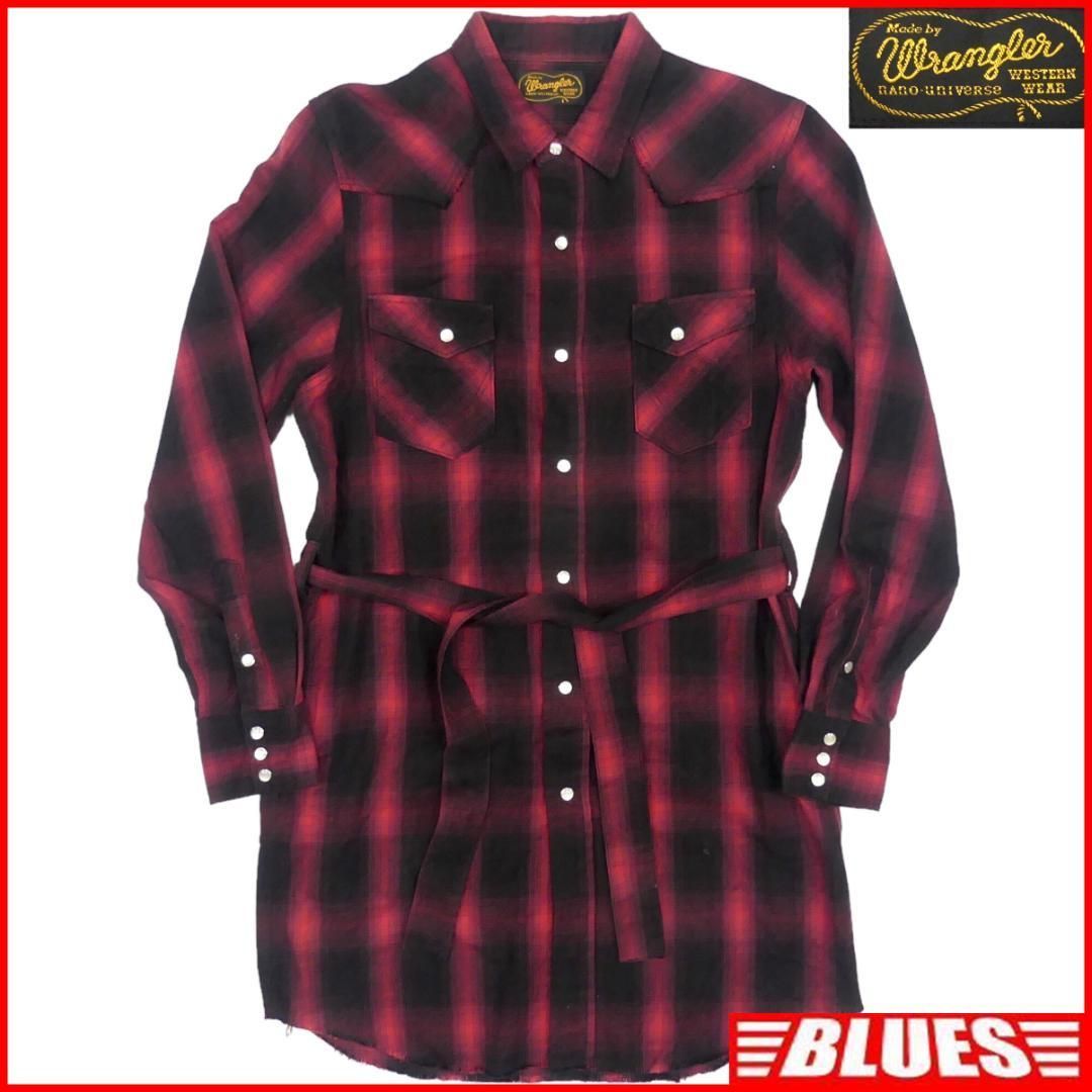 ウエスタンシャツ メンズ Wrangler ラングラー M メンズ 赤X6926 ウエスタンシャツ メンズ Wrangler ラングラー M メンズ 赤X6926