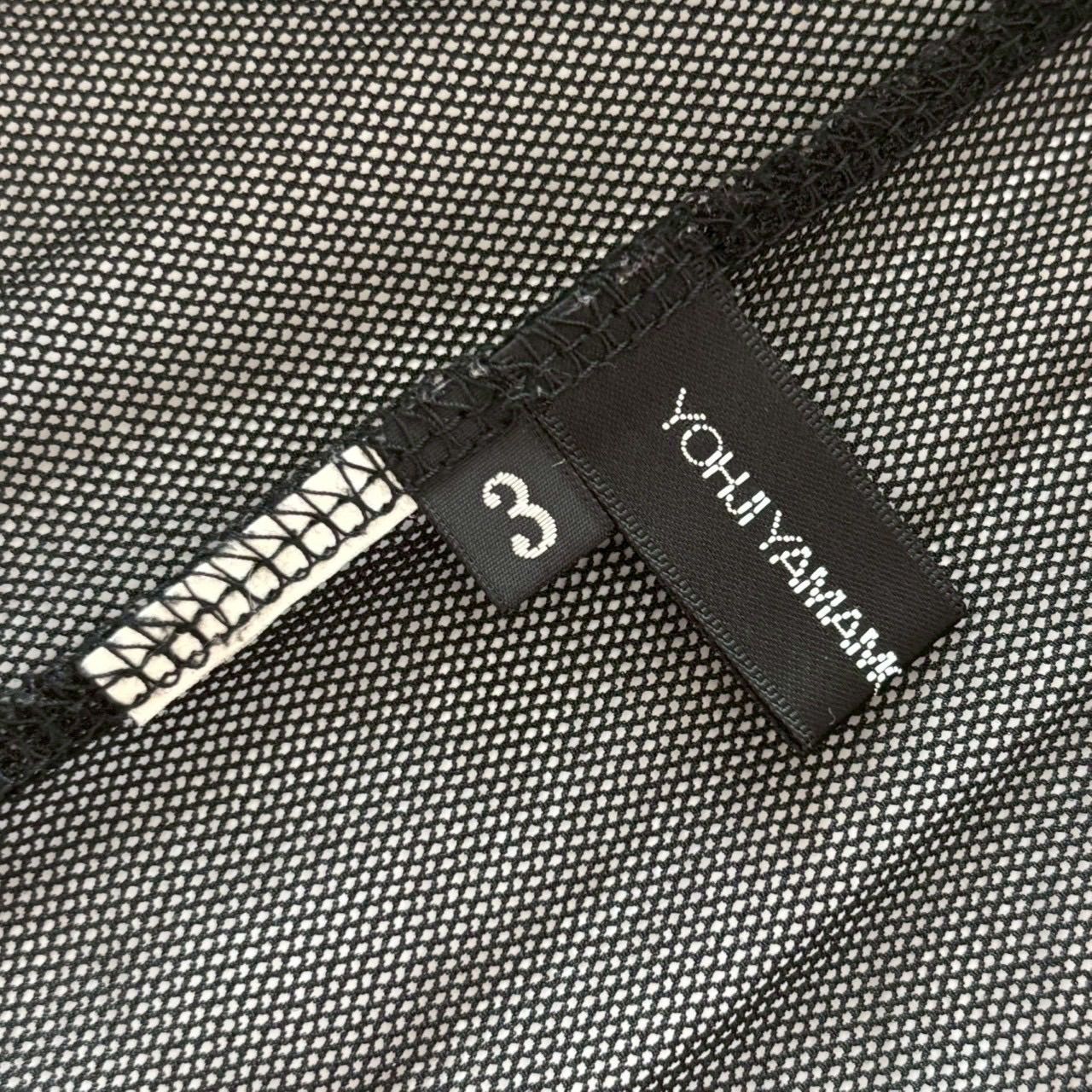 長袖シースルーシャツ 黒