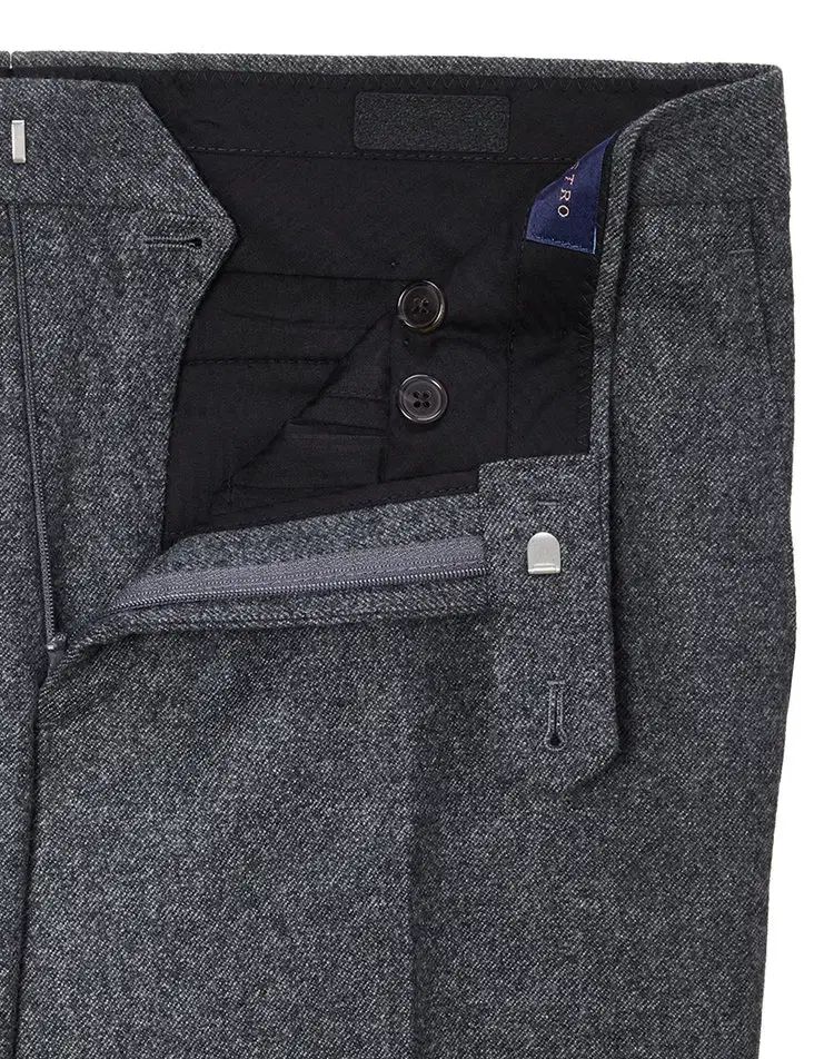 マエストロ ウール カシミア ブレンド スラックス パンツ 39