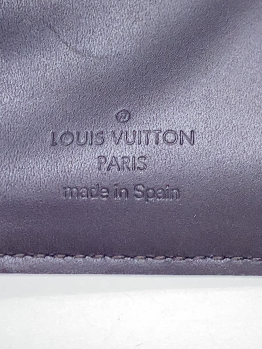 LOUIS VUITTON アジェンダPM_モノグラム・ヴェルニ_BRW エナメル ブラウン 総柄 メンズ