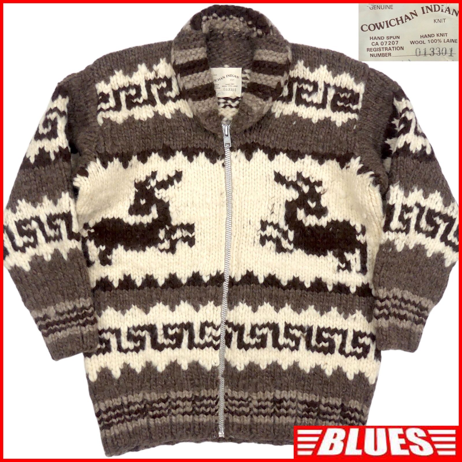 COWICHAN INDIAN カウチンインディアン カウチン セーター XL