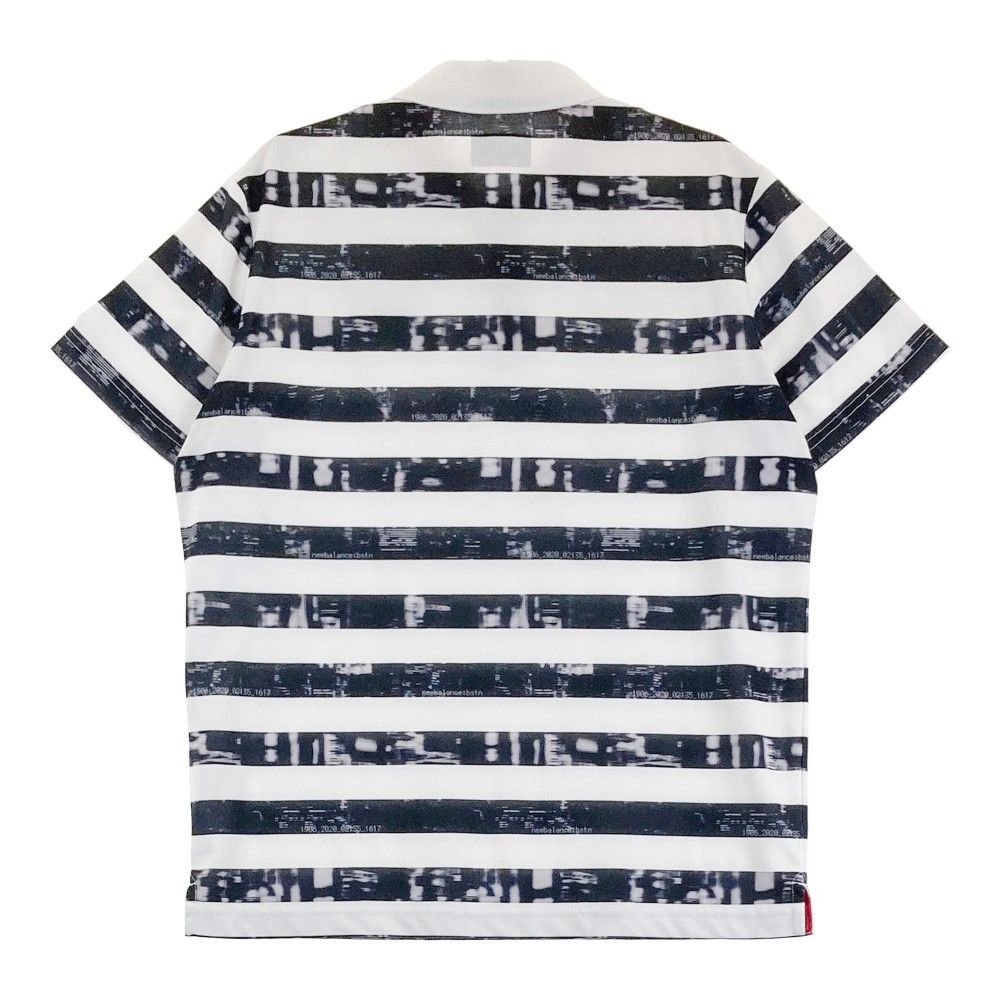 サイズ：6 NEW BALANCE GOLF ニューバランス 半袖ポロシャツ ボーダー