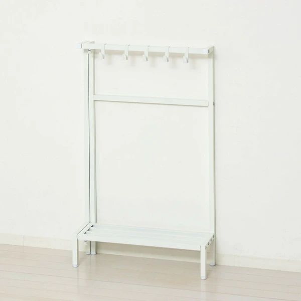 コンパクト伸縮カバンラック