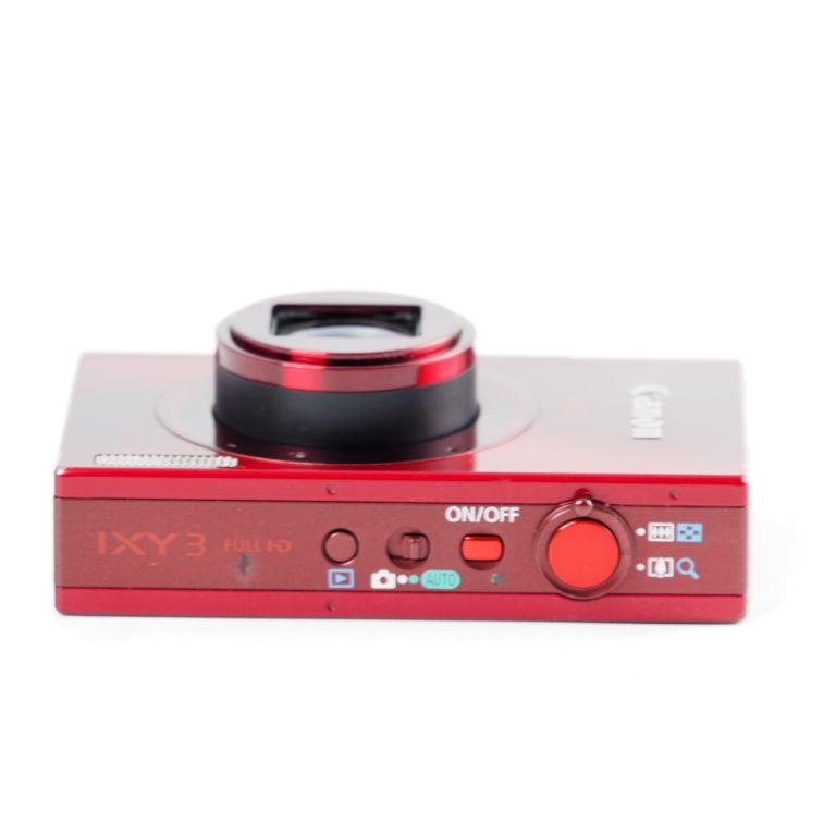 Canon IXY 3 コンパクトデジタルカメラ　レッド　キャノン　充電器 返品保証】 キャノン Canon IXY 3 レッド 12x IS コンパクトデジタル