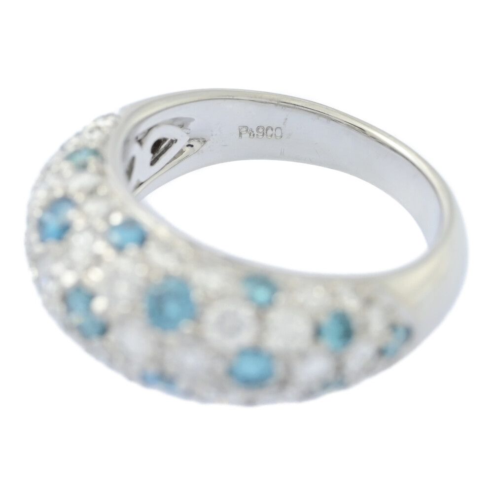 1ct/FD:1.4ct/パヴェセッティング・ブルーダイヤモンド・ダイヤモンド  