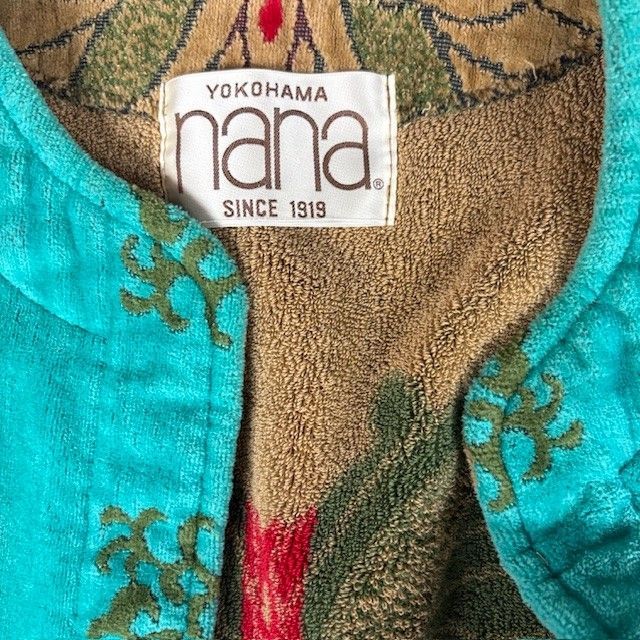 【新品タグ付】横浜nana タオルガウンyokohama バタフライヴィンテージ ◯よこはまnana タオルガウン◯yokohama バタフライ ヴィンテージ