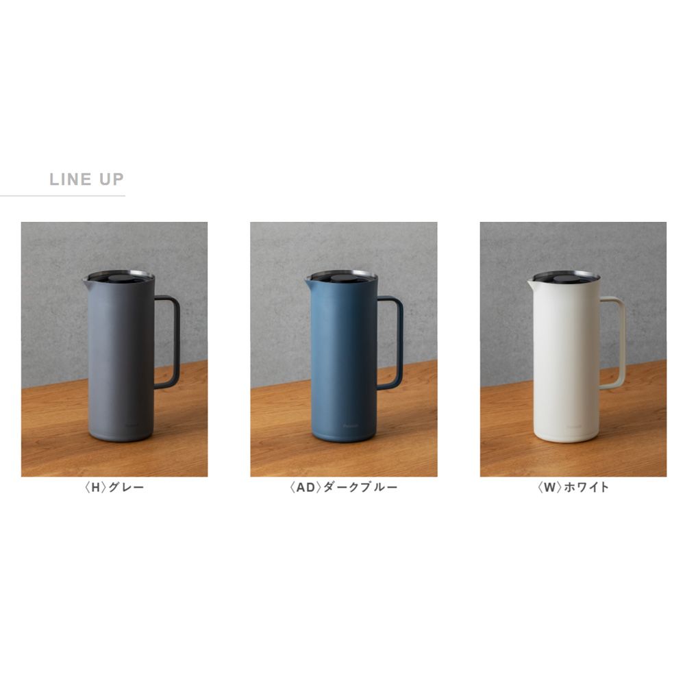  The peacock ピーコック リビングポット グレー 1000 ml AHW 101 H その他 保存容器 ケース