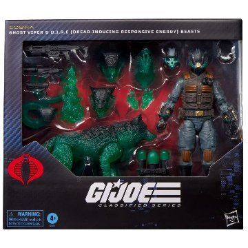 GIジョー ゴーストバイパー-ダイア ウルフ G.I. Joe Classified Series Ghost Viper - D.I.R.E. Dread-Inducing Responsive Energy Beasts 170