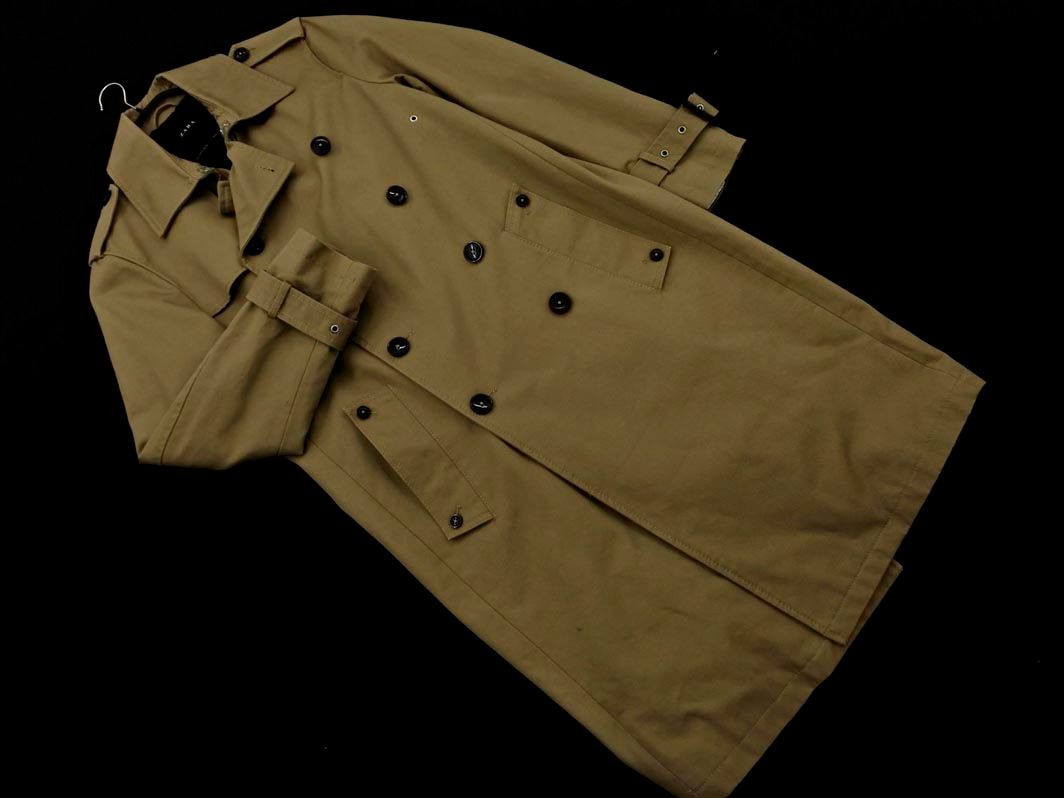 ZARA ザラ トレンチ コート sizeS/ベージュ  メンズ