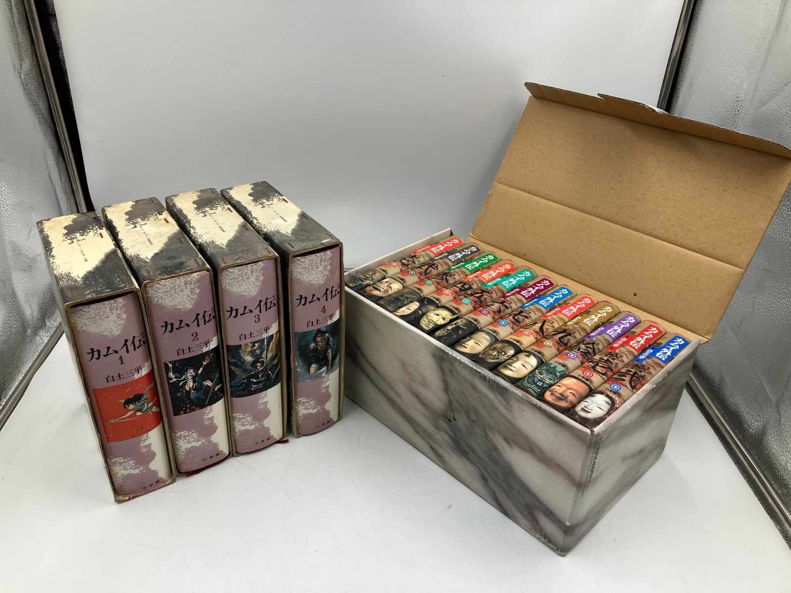 箱付き　カムイ外伝 単行本版 全12巻セット白土三平 愛蔵版　ハードカバー版 Amazon.co.jp: カムイ外伝 全12巻完結セット(小学館叢書) : 白土