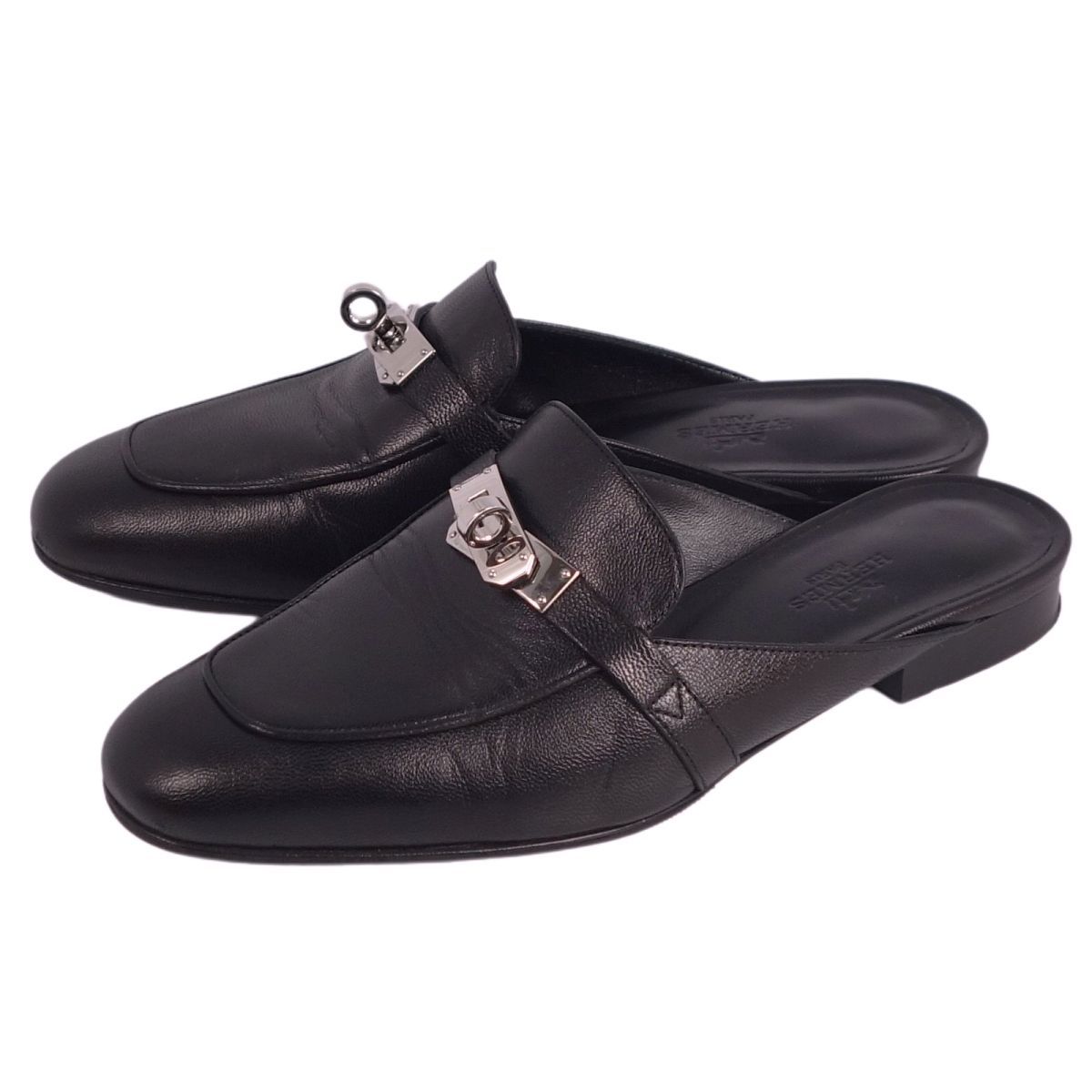 エルメス HERMES サンダル オズ ミュール ケリー金具 レザー シュ